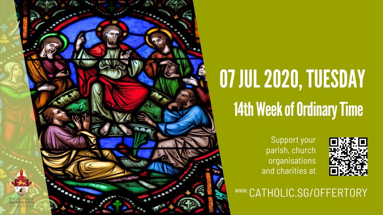 Catholic Live Weekday Mass Online 7th July 2020 Tuesday, 14th Week of Ordinary Time 2020