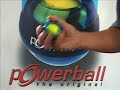 Partida da Powerball com a mão Partida da Powerball com a mão