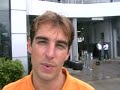 Jeroen Bleekemolen direct na de A1 GP Race in Maleisie