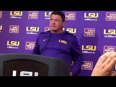 Video: Ed Orgeron's Press Conference After Florida Loss