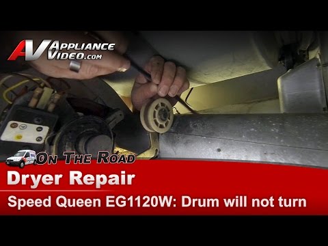 how to change belt on speed queen dryer