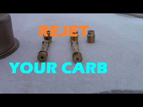 how to re jet a carburetor