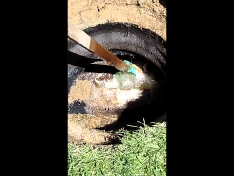 how to unclog septic pipe