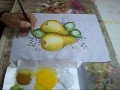 PINTURA EM TECIDO - VIDEO AULA PÊRAS COM MIOSÓTIS PARTE 2