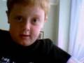 Little boy laughing