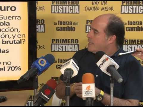 Julio Borges: 'Exigimos que todo el Gobierno rinda cuentas al país por el caos económico'