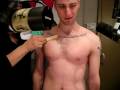White Trash Matt loses the bet and has to get his chest waxed (Wired 96.5)