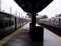 LIRR : Three M7 Trains @ Wooside Station All Platforms