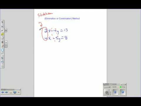 how to eliminate system of equations