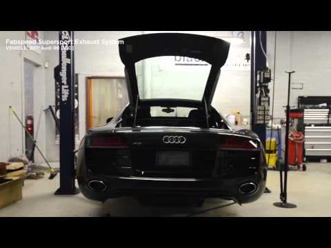 V10 Audi R8 Fabspeed Exhaust Install at Black Forest Industries