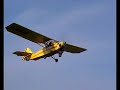 ultraleggero-autocostruito GiallOne in decollo a Vellezzo Bellini