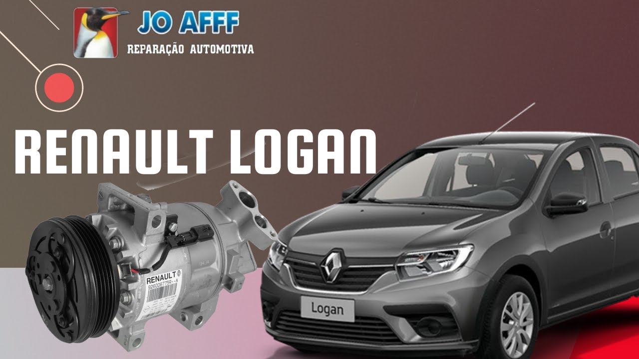 Renault Logan compressor armando e desarmando