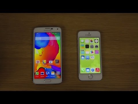 iPhone 5S iOS 7.1.1 Touch ID vs. Samsung Galaxy S5 Fingerprint Scanner - Speed Test