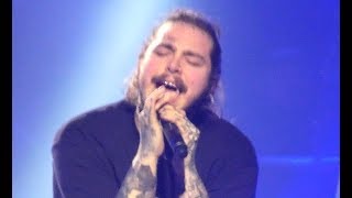 Post Malone: I fall apart, White Iverson and Rockstar performance LIVE