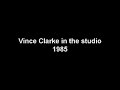 Vince Clarke in the studio 1985