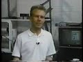 Vince Clarke in the studio 1985
