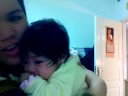 walang difference sa ibang vid... ay meron pala... she's sucking her thumb this time!