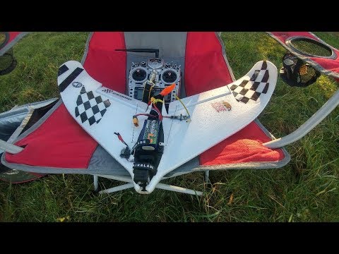 atshark HDO  DVR from FTC Hunter 680 racing wing using  ImmersionRC rapidFIRE module