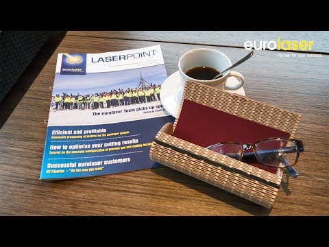 Spectacle case made of plywood | Laser cutting