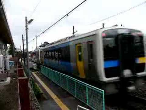 小海線ハイブリッドレールカー　野辺山駅信濃川上方面通過