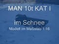 MAN im Schnee