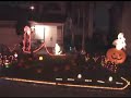 Awesome Halloween Lights Synched To \"Ghosbusters\" Hi Tech!