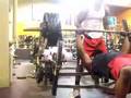 345LBS one rep max bench press