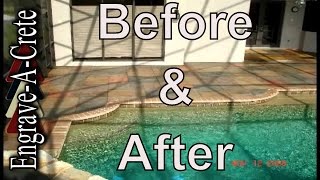 Decorative Concrete Before and After