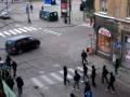videos de Poliser blir jagade av demonstranter, Lund 30/11