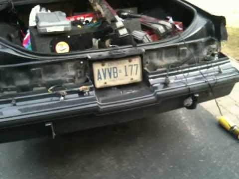 Buick GN taillight wiring repair