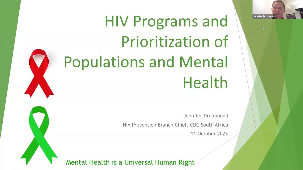 Webinar 12:  Bridging the gap in HIV programs for severe mental health conditions