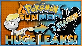 HUGE LEAKS! TYPE AND STAGES REVEALED! POKÉMON SUN AND POKÉMON MOON LEAKS THEORIES and DISCUSSION! by aDrive