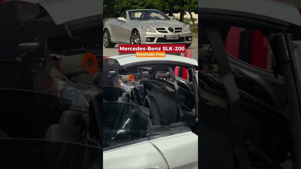 ✅ Tudo certo com a Mercedes SLK 200. Capota funcionando 100%.