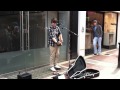Daniel Docherty Blowin' in the wind... @ Grafton Street (Dublin)