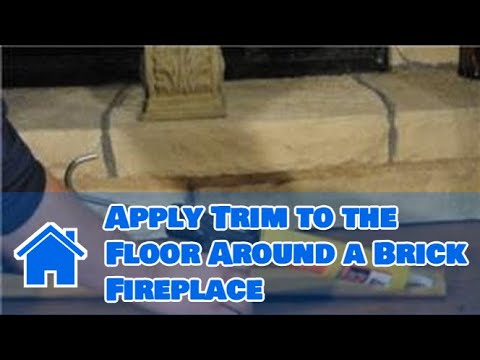 how to attach molding to brick