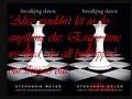Breaking dawn Quotes
