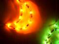 240cm Xmas Curtain Lights Star moon Tree Patern multi modes