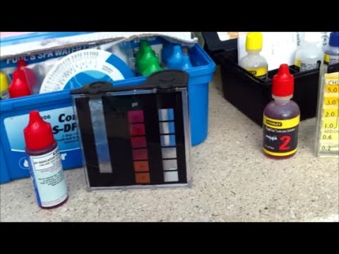 how to test a pool with a test kit