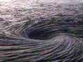 Amazing biggest whirlpool - Tourbillon barrage de la Rance
