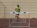 m�sculos a c�mara lenta salto de vallas