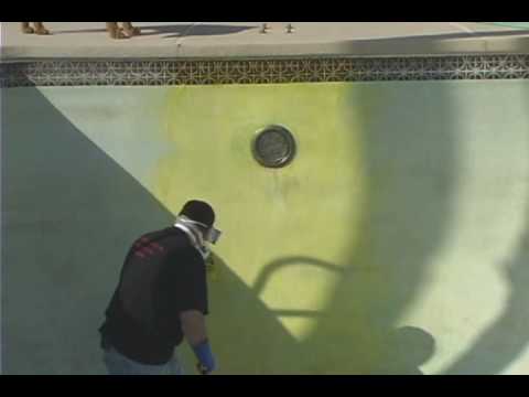 how to paint a swimming pool