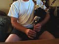 O.K. I owe an apology to our service men.The first video I posted was my first video ever. I had just woken up, hadn't hemped my tuning pins, used the wrong chanter (that one looks pretty), hadn't settled my drones, and my socks were the wrong color.That said I can post a reprise if anyone wants.Other than that I'm just goofing around with my new web cam, and it seems every one is posting the really difficult music I might never be able to play, but, I'll keep at it, I've been infected with the spirit of the pipes.About the pipes...They really are the 