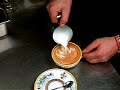 Vince pounds out the Latte Art