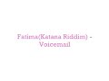 Fatima - Voicemail