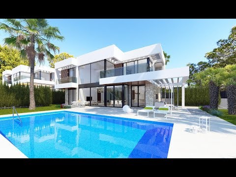 355000-745000 € Villas de lujo de estilo High Tech en la zona residencial de Benidorm. Casa de ensueño junto al mar en España!