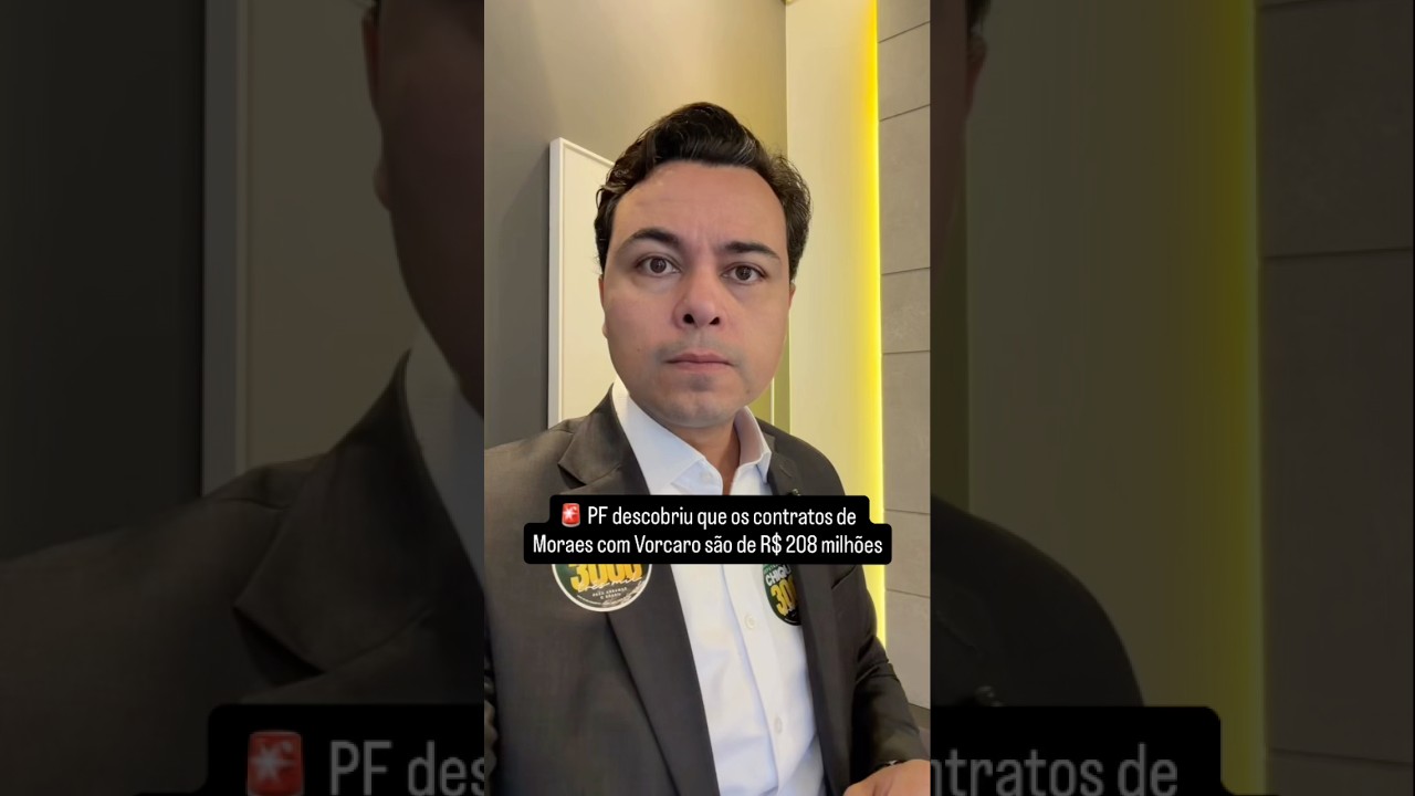 A PF descobriu que os contratos de Moraes com Vorcaro são de R$ 208 milhões, e não “apenas” 129 mi