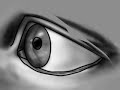 Human Eye painted by Aamer Hamdani