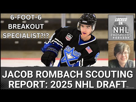 JACOB ROMBACH SCOUTING REPORT | HUGE Defenceman With Passing Skill 