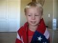 David says the Pledge of Allegiance