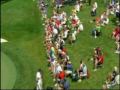 Stewart Cink tags guy in the head at the 2009 Memorial Golf Tournament. Too funny.